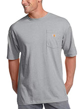 Load image into Gallery viewer, Carhartt Men's K87 Workwear Short Sleeve T-Shirt (Regular and Big & Tall Sizes), Heather Grey, Medium
