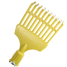 Load image into Gallery viewer, DocaPole 4 inch Roof Rake & Shrub Rake // Extension Pole Roof Rake Attachment // for Roof Raking and Detailed Shrub Raking Under Bushes and in Flower Beds // Flower Bed Rake // Small Rake Attachment