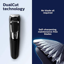 Load image into Gallery viewer, Philips Norelco Multigroomer All-in-One Trimmer Series 3000, 13 Piece Mens Grooming Kit, for Beard, Face, Nose, and Ear Hair Trimmer and Hair Clipper, NO Blade Oil Needed, MG3750/60
