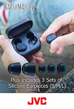 Load image into Gallery viewer, JVC Truly Wireless Earbuds Headphones, Bluetooth 5.0, Water Resistance(Ipx5), Long Battery Life (4+10 Hours), Secure and Comfort Fit with Memory Foam Earpieces - HAA10TA (Blue)