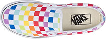 Load image into Gallery viewer, Vans Unisex Authentic Skate Shoe Sneaker (6 Women / 4.5 Men M US, (Checkerboard) Rainbow/True White 7267)