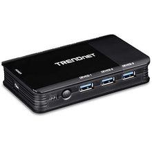 Load image into Gallery viewer, TRENDnet 4-Port USB 3.1 Sharing Switch, TK-U404, 4 x USB 3.1 for Computers, 4 x USB 3.1 for Devices, Flash Drive Sharing, Scanners, Printers, Mouse, Keyboard, Windows & Mac Compatible