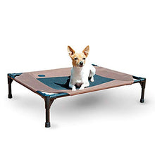 Load image into Gallery viewer, K&H PET PRODUCTS Original Pet Cot, Chocolate/Mesh, Medium/25" x 32" x 7", Medium (25" x 32" x 7"), Model:100539741