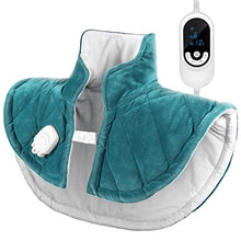 Load image into Gallery viewer, Enlarged 2.5lb 24" x 33" Weighted Heating Pad for Neck and Shoulders - 2S Fast Heat Up Heating Pad for Neck Shoulder Pain Relief, 6 Heat Settings 22 Timers Neck Heating Pad, Christmas Gifts for Women