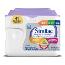 Load image into Gallery viewer, Similac Pro-Total Comfort Infant Formula with Iron, Gentle, Easy-to-Digest Formula, with 2'-FL HMO for Immune Support, Non-GMO, Baby Formula Powder, 20.1-oz Tub