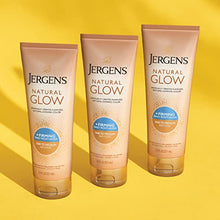 Load image into Gallery viewer, Jergens Natural Glow +FIRMING Self Tanner, Sunless Tanning Lotion for Fair to Medium Skin Tone, Anti Cellulite Firming Body Lotion for Natural-Looking Tan, 7.5 Ounce