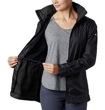 Load image into Gallery viewer, Columbia Women's Sustina Springs Long Lined Windbreaker, Black, Medium