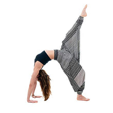 Load image into Gallery viewer, B BANGKOK PANTS Women's Harem Pants Jumpsuit Hippie Clothes (Bohorose Grey, One Size)
