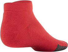Load image into Gallery viewer, Under Armour Adult Performance Tech Low Cut Socks, Multipairs , Red Assorted (6-Pairs) , Medium