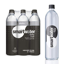 Load image into Gallery viewer, smartwater Alkaline Water 9+Ph, Vapor Distilled Premium Water, 33.8 Fl Oz (Pack Of 6)