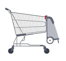 Load image into Gallery viewer, Gimi Italian Design Lightweight Foldable Wheeled Shopping Trolley, Green