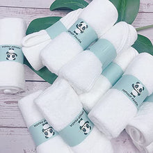Load image into Gallery viewer, Bamboo Baby Washcloths - 2 Layer Soft Absorbent Bamboo Towel - Newborn Bath Face Towel - Natural Baby Wipes for Delicate Skin - Baby Registry as Shower( 6 Pack)