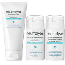 Load image into Gallery viewer, Neutralyze Moderate To Severe Acne Treatment Kit 2.0 | Maximum Strength Acne Treatment System Includes Face Wash, Clearing Serum, Synergyzer + Nitrogen Boost Skincare Technology (60 Day)