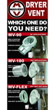 Load image into Gallery viewer, MagVent MV-180 Magnetic Dryer Vent Coupling