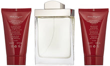 Load image into Gallery viewer, Salvatore Ferragamo for Men - 3 Pc Gift Set 3.4oz EDT Spray, 2.5oz After Shave Balm, 2.5oz Shampoo And Shower Gel.