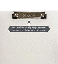Load image into Gallery viewer, Dexas Slimcase 2 Storage Clipboard with Side Opening, Natural Glitter with Pink Binding