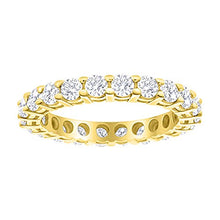 Load image into Gallery viewer, 5 Carat (ctw) 14K White Gold Round Diamond Ladies Eternity Wedding Anniversary Stackable Ring Band Value Collection
