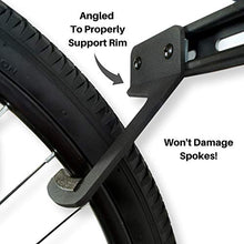 Load image into Gallery viewer, Koova Wall Mount Bike Storage Rack Garage Hanger for 6 Bicycles + Helmets | Fits All Bikes Even Large Cruisers/Big Tire Mountain Bikes | Heavy Duty Powder Coated Steel | Made in USA (6 Bike Rack)