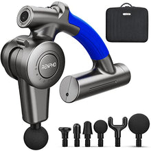Load image into Gallery viewer, RENPHO Massage Gun with Adjustable Arm, Deep Tissue Muscle Percussion Massager gun,Portable Case Percussion Electric Back Massagers for Self Athletes Muscle Relax&Stiffness FooT Hand Pain Relief Gifts