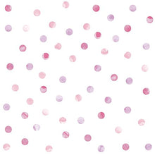 Load image into Gallery viewer, Wall Pops DWPK2466 Watercolor Dots Wall Art Kit, Pink