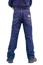 Load image into Gallery viewer, TICOMELA FR Jeans for Men Flame Resistant Pants NFPA2112 11.5oz 100% Cotton Dark Blue Denim Fire Retardant Jeans