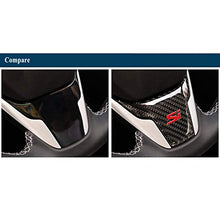 Load image into Gallery viewer, TopDall Carbon Fiber Steering Wheel Sticker Trim Compatible for Honda Civic 2016-2021