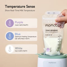 Load image into Gallery viewer, Momcozy Portable Bottle Warmer for Travel & Momcozy Breastmilk Storing Bags 120pcs