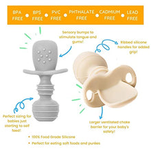 Load image into Gallery viewer, Baby Led Weaning Feeding Supplies for Toddlers - UpwardBaby Baby Feeding Set - Suction Silicone Baby Bowl - Self Eating Utensils Set with Spoons, Bibs, Placemat - Dishwasher-Safe Infant Food Plate Kit
