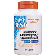 Load image into Gallery viewer, Doctor's Best Glucosamine Chondroitin Msm + Hyaluronic Acid with optimsm & Biocell Collagen, Joint Support, Non-GMO, Gluten Free, Soy Free, 150 Caps
