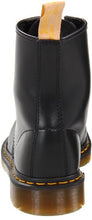 Load image into Gallery viewer, Dr. Martens Vegan 1460 Smooth Black Combat Boot, Fleix Rub, 5 UK/US Women's 7 D US