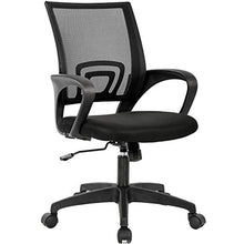 Load image into Gallery viewer, Office Chair Ergonomic Desk Chair Mesh Computer Chair with Lumbar Support Armrest Executive Rolling Swivel Adjustable Mid Back Task Chair for Women Adults, Black
