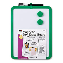 Load image into Gallery viewer, Charles Leonard Framed Magnetic Dry Erase Board Combo Pack, Includes ONE, 8.5 x 11 Inch Whiteboard, Attached Marker with Eraser and 2 Magnets, Color May Vary (35200)