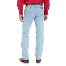 Load image into Gallery viewer, Wrangler Men’s 13MWZ Cowboy Cut Original Fit Jean, Gold Buckle Bleach, 32W x 32L