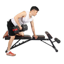 Load image into Gallery viewer, Soges Multi-Functional Dumbbell Bench Adjustable Height Incline Bench, Multi-Workout Abdominal Hyper Back Extension Bench, Home Strength Training Fitness Workout Station, PSBB004