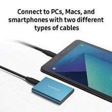 Load image into Gallery viewer, SAMSUNG T5 Portable SSD 1TB - Up to 540MB/s - USB 3.1 External Solid State Drive, Black (MU-PA1T0B/AM)