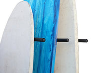 Load image into Gallery viewer, Glacik Universal Wall Mount Rack Storage with Padded Arms for 3 SUP Paddle Boards