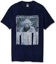 Load image into Gallery viewer, Star Wars Men's Words of Wisdom T-Shirt, Navy, 3XL