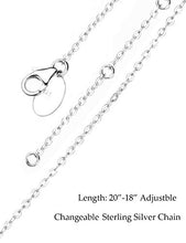 Load image into Gallery viewer, Birthday Gifts Wife August Birthstone Peridot Necklace Women Mom I Love You for Always and Forever Double Hearts Sterling Silver