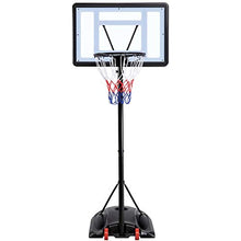 Load image into Gallery viewer, YAHEETECH 7.2-9.2ft Basketball Hoop Backboard System Portable Removeable Basketball Hoop & Goals Outdoor/Indoor Adjustable Height Basketball Set for Kids/Youth/Teenagers
