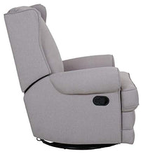 Load image into Gallery viewer, Amazon Brand – Ravenna Home Manning Swivel Base Recliner, 34.6"W, Grey