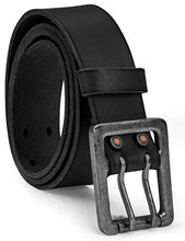 Load image into Gallery viewer, Timberland PRO Men's Big and Tall 42mm Double Prong Leather Belt, Black, 44