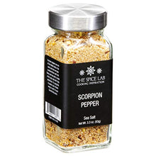 Load image into Gallery viewer, The Spice Lab No. 240 - Scorpion Pepper Salt - Worlds Hottest Salt - Gluten-Free Non-GMO All Natural Premium Gourmet Salt - French Jar