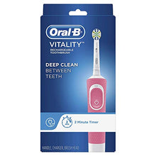 Load image into Gallery viewer, Oral-B Electric Toothbrush with 1 Oral-B Replacement Brush Head, Vitality Flossaction, Pink