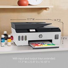 Load image into Gallery viewer, HP Smart Tank Plus 651 Wireless All-in-One Ink Tank Printer, up to 2 Years of Ink in Bottles, Auto Document Feeder, Mobile Print, Scan, Copy, Works with Alexa (7XV38A)