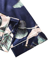 Load image into Gallery viewer, SheIn Women's 7pcs Pajama Set Cami Pjs with Shirt and Eye Mask Navy Tropical Medium