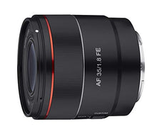 Load image into Gallery viewer, Rokinon 35mm F1.8 Auto Focus Compact Full Frame Wide Angle Lens for Sony E Mount, Black, IO3518-E