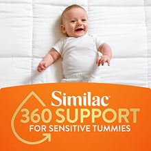 Load image into Gallery viewer, Similac 360 Total Care Sensitive Infant Formula, with 5 HMO Prebiotics for Fussiness & Gas Due to Lactose Sensitivity, Non-GMO, Baby Formula, Ready-to-Feed, 8 Fl Oz, Pack of 24