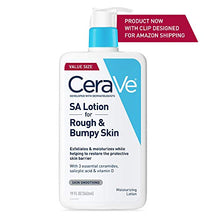 Load image into Gallery viewer, CeraVe SA Lotion for Rough & Bumpy Skin | Vitamin D, Hyaluronic Acid, Lactic Acid & Salicylic Acid Lotion | Fragrance Free & Allergy Tested | 19 Ounce