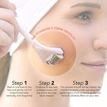 Load image into Gallery viewer, Kitsch Derma Roller Set - .25 mm Micro Derma Roller for Face & Body, Face Dermaplaning Tool, Microneedling Derma Roller Cosmetic Microdermabrasion, 540 Microneedle Dermaroller w/E-Book + Case (White)