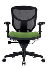 Load image into Gallery viewer, WorkPro Quantum 9000 Ergonomic Mesh/Fabric Mid-Back Manager's Chair, Lime/Black